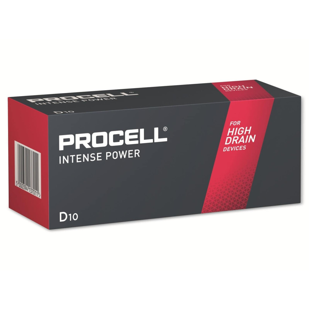 Duracell Procell Intense D Battery (Pack of 10)
