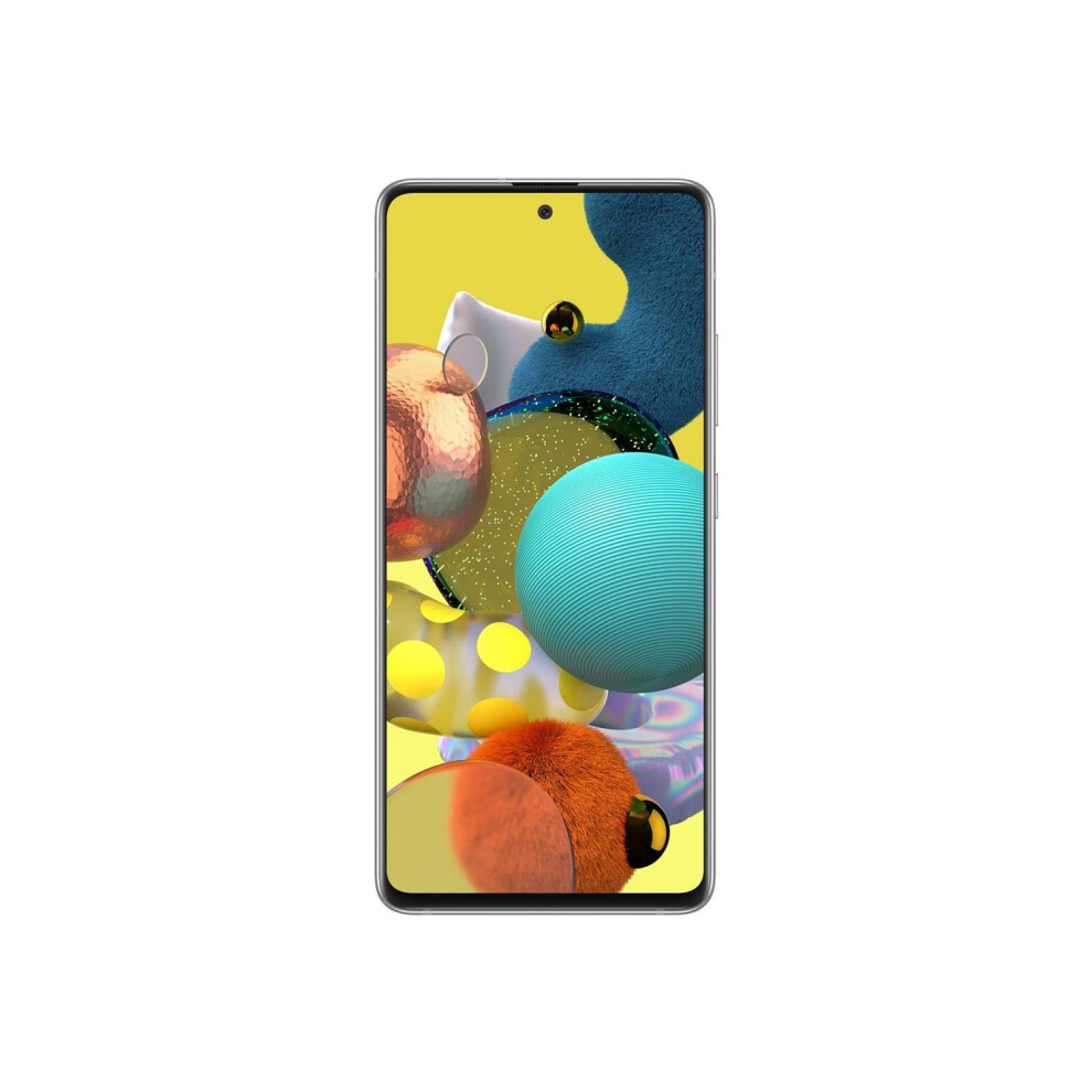 Samsung Galaxy A51 5G Prism Cube White Android Smartphone, SIM Free Mobile Phone (Renewed)