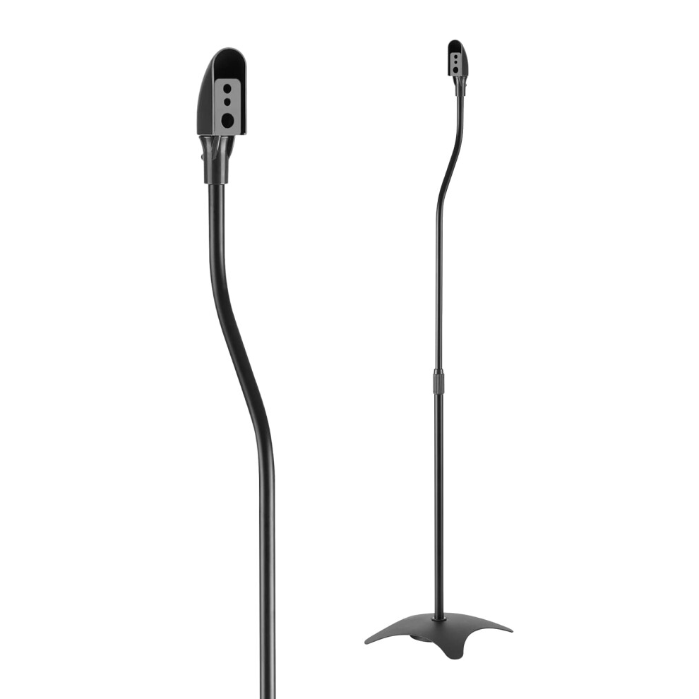 Speaker Stands, Speaker Stand Floor Pair, Universal Surround Sound Speaker Stands, Adjustable, Built in Cable Management, Suitable for Panasonic, Pol