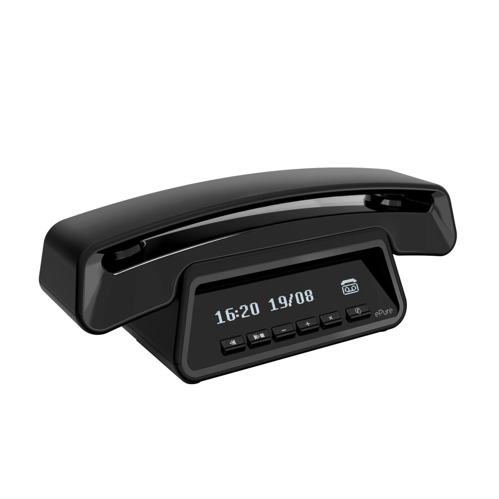 ALCATEL ePure Premium - Cordless Phone DECT With Answering Machine - Classic Design - Smart Display Base - Large Graphic Display - Handsfree - Call B