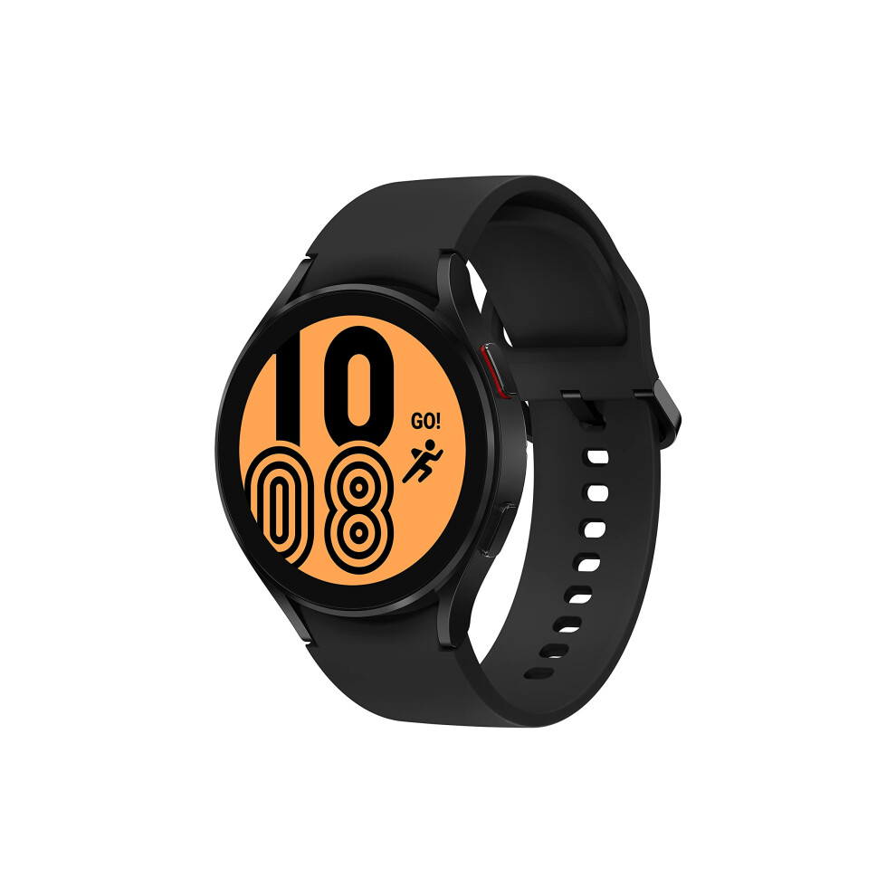Samsung Galaxy Watch4 Smart Watch, Health Monitoring, Fitness Tracker, Long Lasting Battery, Bluetooth, 44mm, Black (UK Version) (Renewed)