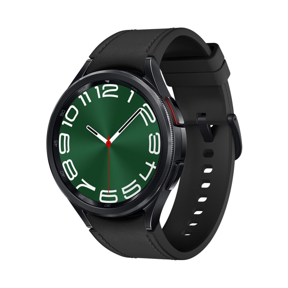 Samsung Galaxy Watch6 Classic Smart Watch, Fitness Tracker, Bluetooth, 47mm, Black, 3 Year Manufacturer Extended Warranty (UK Version)