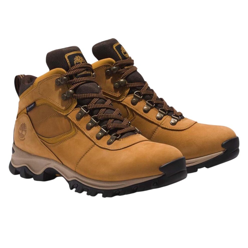 (8.5 UK, Wheat) Timberland Mens Mt. Maddsen Leather Mid Cut Waterproof Hiking Boots