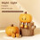 Pumpkin Buddy Light, Cute Pumpkin Decor Silicone Rechargeable Night Lamp 2