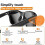 Smart Bluetooth Audio Sunglasses, Smart Bluetooth Audio Glasses Eyewear 3
