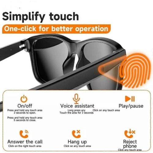 Smart Bluetooth Audio Sunglasses, Smart Bluetooth Audio Glasses Eyewear 2