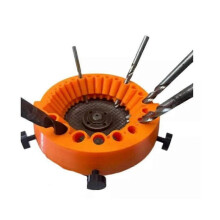 (With gloves) Drill Bit Sharpener, Power Drill Bit Grinding Attachment, Old Drill Bit Grinder