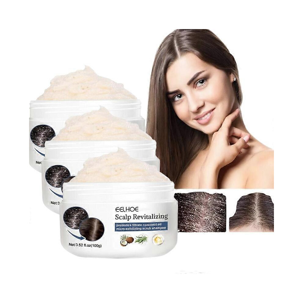 3X Fast Anti Dandruff Hair Scalp Treatment Exfoliating Scrub Cleaning Scalp Psoriasis Itching Repair Beauty Health Hair Care 100g