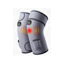 (Gray, Pair of Vibrating Hot Packs) New Rejuvaknee Knee Joint Massager Heat Physiotherapy Therapy Pain Relief Vibration Machine