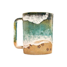 (11oz) O-cean Shoreline Mug, Paw Print o-cean Shoreline Mugs