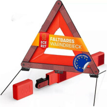 Car Warning Triangle According to Current Standard 2024 ECE R27 Foldable