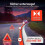 Car Warning Triangle According to Current Standard 2024 ECE R27 Foldable 3
