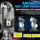 High-Power Ultra-Bright LED Lens Light(A Pair), High Low Integrated Spotlight 2