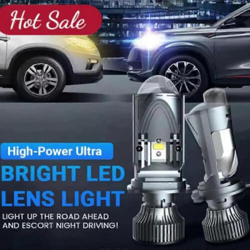 High-Power Ultra-Bright LED Lens Light(A Pair), High Low Integrated Spotlight 2