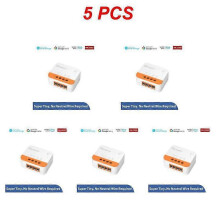 (5PC) 1-10PCS SONOFF ZBMINI L2 Zigbee Switch No Neutral Wire Required Smart Home Wireless 2 Way Module Switch eWeLink APP Control