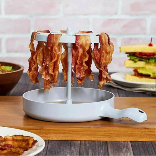 Microwave Barbecue Grill, Bacon Wizard Microwave Crispy Bacon Maker 2