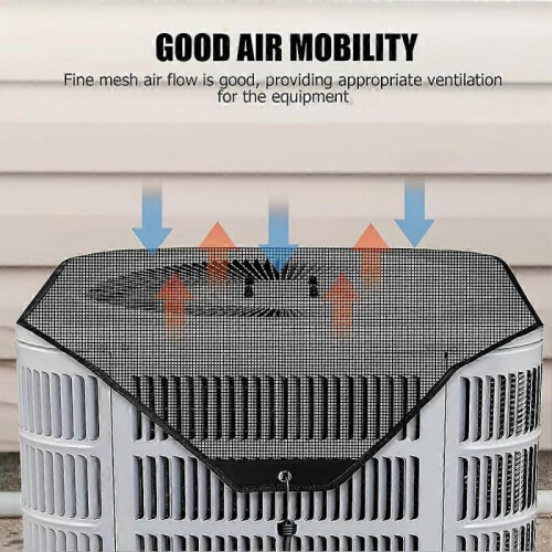 (Mesh Fabric 66x66cm) Durable Waterproof Air Conditioner Protector, Air Conditioner Cover 1