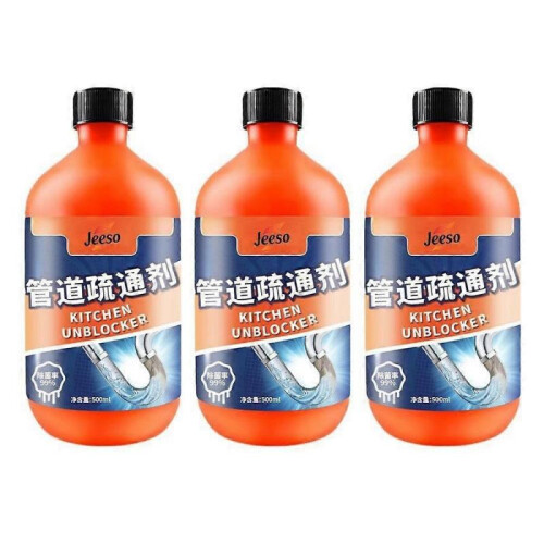 (3pcs) Pipeline Dredging Agent-Momeng Kitchen Unblocker, Powerful Pipe Dredge Agent