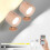 (2pcs, yellow Regular) Glowright Lights,Glow Right Wall Lights,Double-Sided Light,40h Maximum Discharge 1