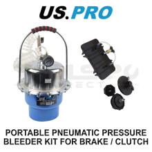 US PRO Tools Portable Pneumatic Pressure Bleeder Kit For Brake / Clutch 5054