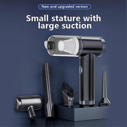 (White) Airwoo Vacuum, 2024 New Multi-Functional Foldable Vac with Multi-Nozzles for Car 1