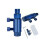 (bule) Broken Pipe Thread Extractor,Stripped Screw Extractor,Broken Thread Extractor 1