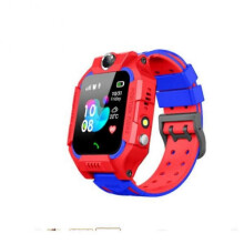 (Red) Q19 Children's Smart Watches For Kids Gift GPS Tracker Phone Call Waterproof Positioning Camera Touch Screen Sport Smart Watch