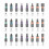 Diy screwdriver 24 in 1, 24pcs Multi Bit Magnetic Precision Screwdriver Set 2