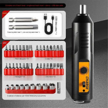 (2 Long Bit 33 Short 10 Sleeve) Goodwillbrave Screwdriver, Portable Home Use Electric Screwdriver Set