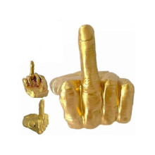 Middle Finger Toilet Paper Holder,Symbol of Defiance Fun 3D Printing Wall Mount
