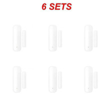 (6 units) Tuya Smart Wifi Door Sensor Magnet Window/door Status Detector Smart Life App Notification Push Alarm Work With Alexa Google