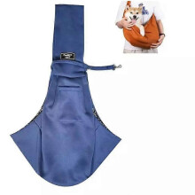 (blue) Aberfields Cat Carrier Pouch,Anti-Scratching Grooming Pouch Tote Cat Bag