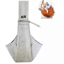 (Gray) Aberfields Cat Carrier Pouch,Anti-Scratching Grooming Pouch Tote Cat Bag