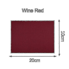 (Claret) 13 Color Self Adhesive Repair Kit Fix Holes Down Jacket Clothes Washable Patches