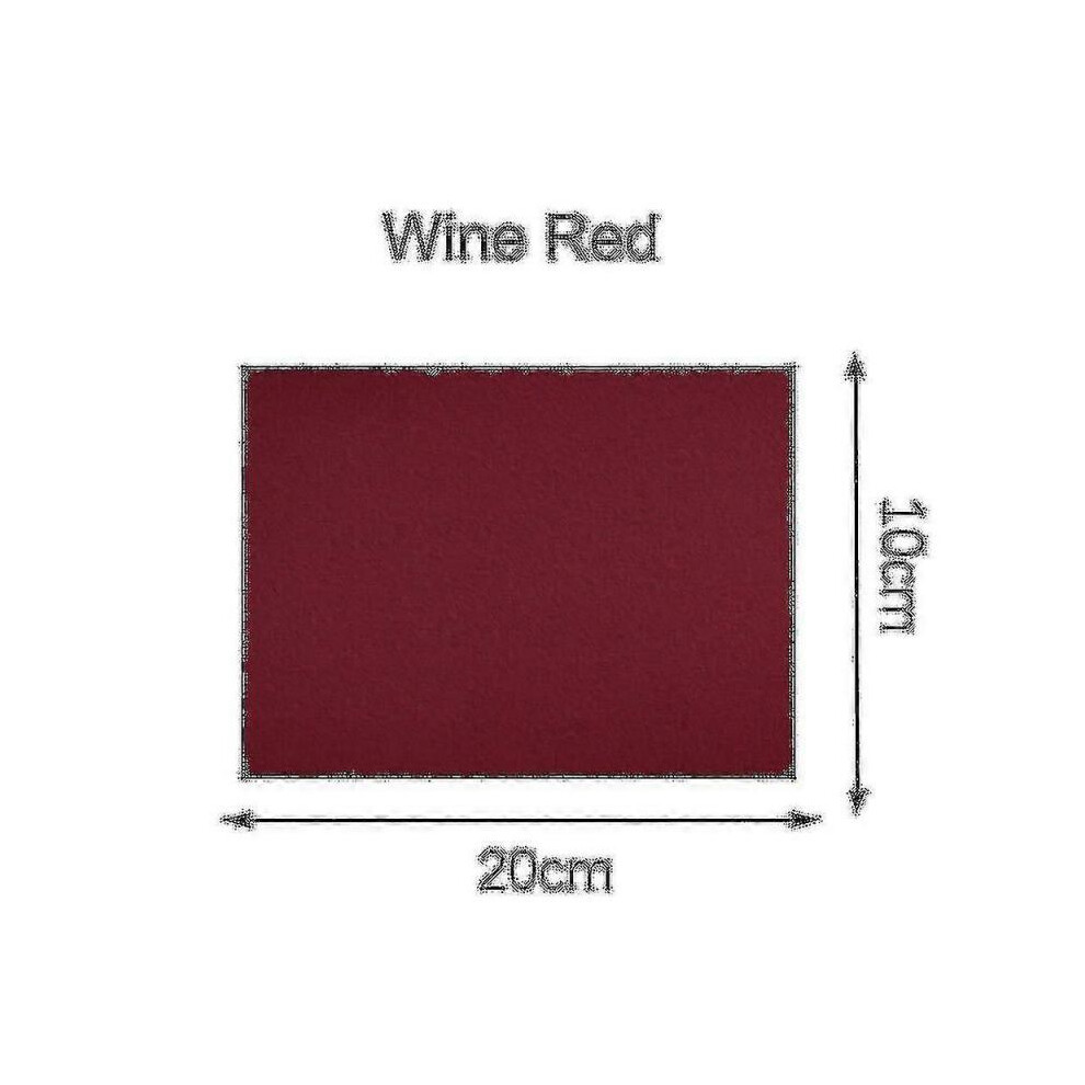 (Claret) 13 Color Self Adhesive Repair Kit Fix Holes Down Jacket Clothes Washable Patches
