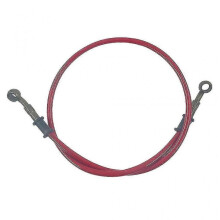 (60cm, Red) Motorbike Brake Hose 60/90/120cm Universal Clutch Oil Pipe Motocross Braided