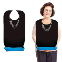 Adult Bibs for Elderly Washable, Waterproof And Reusable Elegant Large Adult Bibs for Women Bibs for Adults with Food