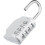 Combination Padlock Number Locker Combination Padlock 4 Digit Gym Combination Lock Silver 1
