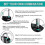 Combination Padlock Number Locker Combination Padlock 4 Digit Gym Combination Lock Silver 5