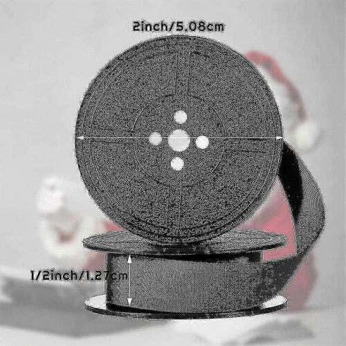4 Pack Typewriter Ribbon Twin Spool Typewriter Ribbon Ink Twin Spool Ink Replacement Part for Most 2