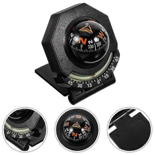 Car Compass Ball Shaped Variable Navigation Dashboard Car Compass Direction Pointing Guide for Car Boat Cycling Hiking 1