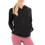(M) Women's Full-Zip Honeycomb Textured Jacket - Black 6