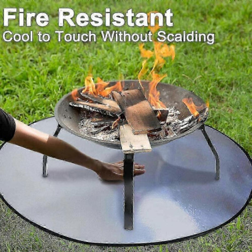 Fire Pit Mat 36 Inch Round Under Grill Pad Fireproof Mat Outdoor Floor Lawn Deck Protector 1