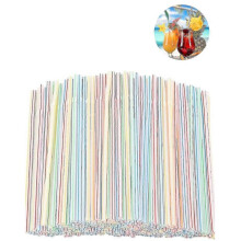 600/1200pcs Plastic Straws Plastic Drinking Straws - Flexible Plastic Drinking Straws for Home, Bar, Parties--