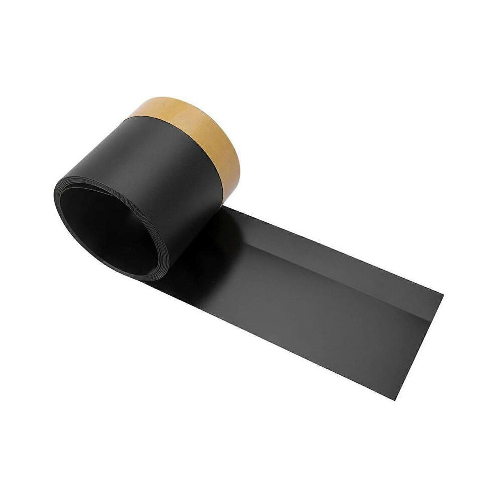 Under Couch Blocker Cuttable Strong Adhesion Soft PVC Under Sofa Bed Blocker for Pets Toy Black