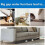 Under Couch Blocker Cuttable Strong Adhesion Soft PVC Under Sofa Bed Blocker for Pets Toy Black 8