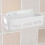 Wall Mounted Single Layer Bathroom Storage Rack Shelf Home Decoration (Beige) 4