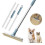 Reusable Remover for Pet Hair Adjustable Long Handle Carpet Rake Remover for Embedded Fur Scraper an 4