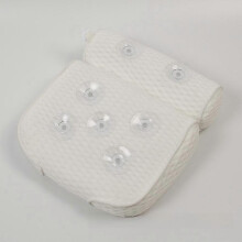 4D mesh cloth bath comfortable and soft a must-have for bathrooms with a 7-suction cup SPA bathtub pillow