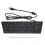 K 800 Keyboard with Touchpad Wired Ultra Thin Mini Compact Touch Keyboard with HUB Function 12